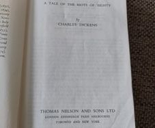Charles Dickens Barnaby Rudge hardback in good used condition circa 1960's FREE STANDARD POSTAGE INCLUDED