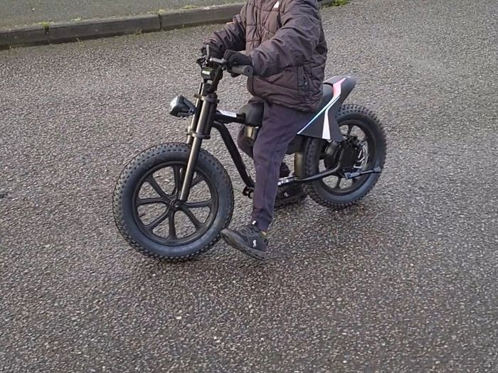 Electric kids bike
