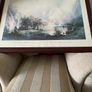 Mahogany glass framed picture- View of the Rocky Mountains Image 2