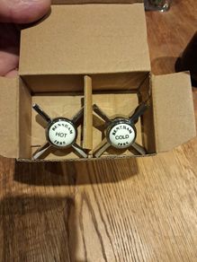 bath tap crosshead handle pair