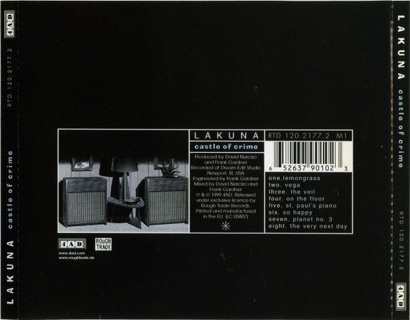 LAKUNA  -  castle of crime    CD