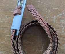 Zara Braided Leather Belt