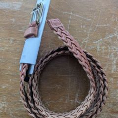 Zara Braided Leather Belt