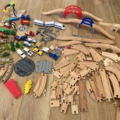 Wooden Train Track, bridges and more