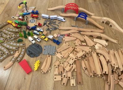Wooden Train Track, bridges and more
