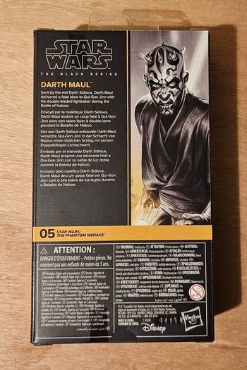 Star Wars Darth Maul 6" Scale Black Series New & Unopened
