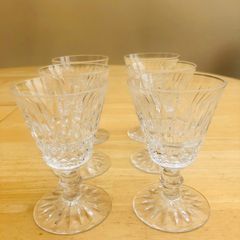 Vintage Waterford Crystal Tramore Desert Wine Glasses