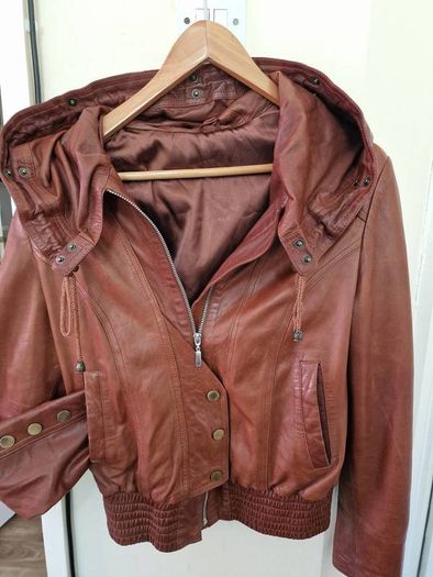 women leather jacket