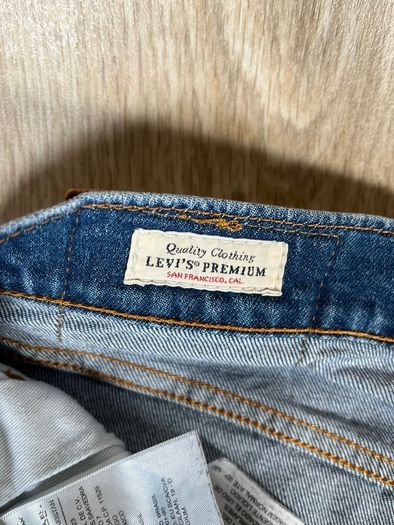 Levis 502 Jeans Mens Blue W38 L34 Premium Big E