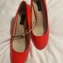 Red/orange shoes Image 2