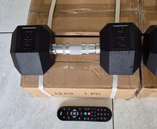 brand new 2x15kilo hex dumbbells