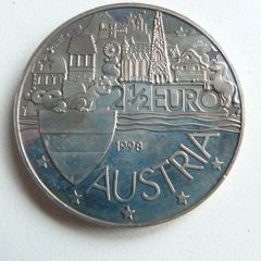 Unusual Austrian euro coin