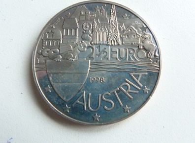 Unusual Austrian euro coin