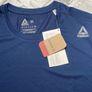 BNWT Reebok Speedwick Mens Activewear Workout T-Shirt Size Medium Navy Blue Image 2