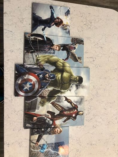 Marvel Avengers Canvas set
