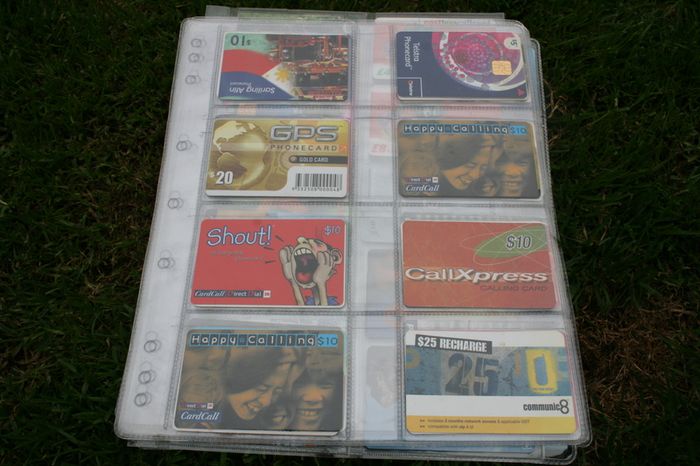 Vintage Call Cards collection of  over 300  international calling cards