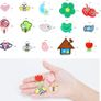 35PCS Embroidered Iron on Patch Stickers DIY Heart Flower Cartton Animals Decorative Patches Accessories Cute Sewing Applique (FREE POSTAGE) Image 2