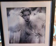 Large framed print of Marlene Dietrich, D18