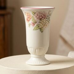 Vintage Coloroll England Floral Porcelain Vase