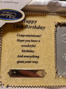 18th birthday frame