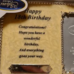 18th birthday frame