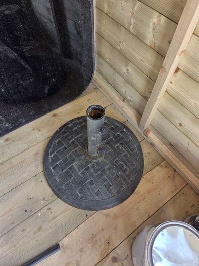 Garden Table & Umbrella