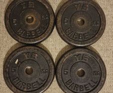4x5kg weight plates