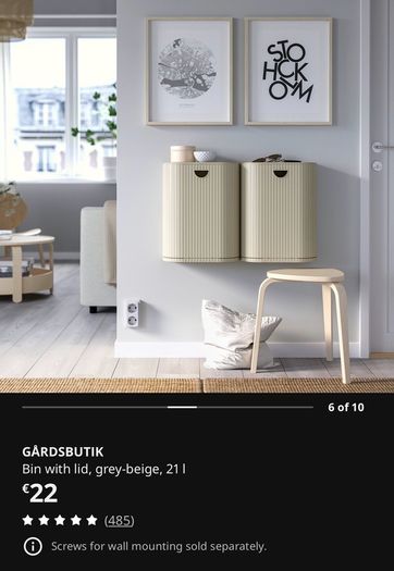 IKEA Gardsbutik bins