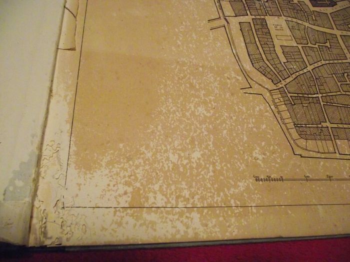 8 X 19th Century French walled city plans - 1816 to 1845