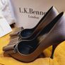 LK Bennet Aquarius NEW Rare Grey satin High Heels (Size 40) Image 2