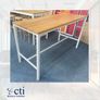 High Table & 8 High Chairs - Grade A Image 3