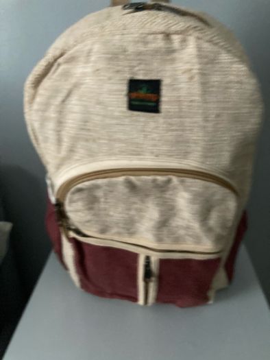 Brand New Natural Hemp Fibre backpack /schoolbag