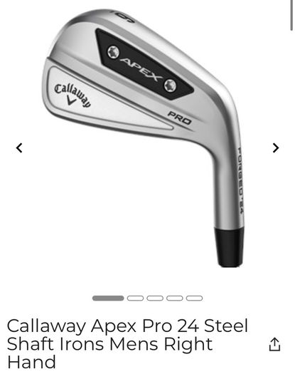 Brand new Apex Pro irons