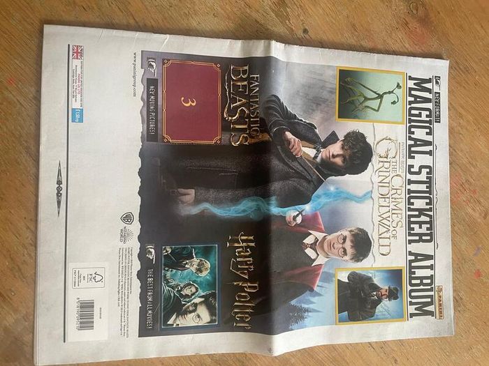 Magical Sticker Album Fantastic Beasts The Crimes Of Grindelwald