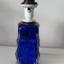 Cobalt blue Swedish lamp base by Josef Schott Image 4