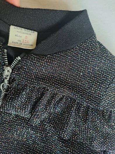 Zara sparkly jacket cardigan 4-5