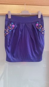 Brand new Purple Jewelled Skirt