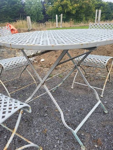 Antique garden set