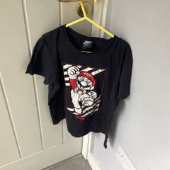 Black Super Mario T-shirt age 8/9