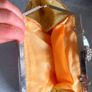 Gold sequin with rinstones clutch Image 8