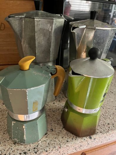 Moka pots x4