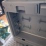 vintage Amstrad CDTV50, a portable boombox featuring a built-in CRT television, radio, and CD player. Image 8