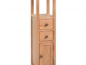 Corner Cabinet 26x26x94 cm Solid Oak Wood