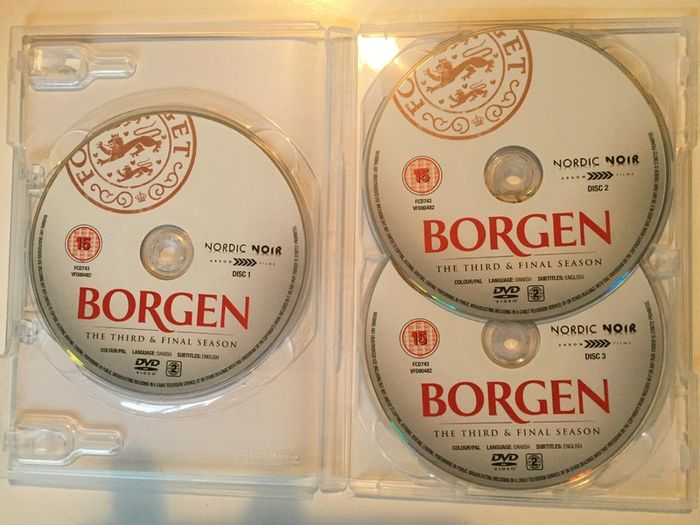 Borgen - Seasons 1-3 [DVD TV Boxset] Danish Language with English Subtitles.