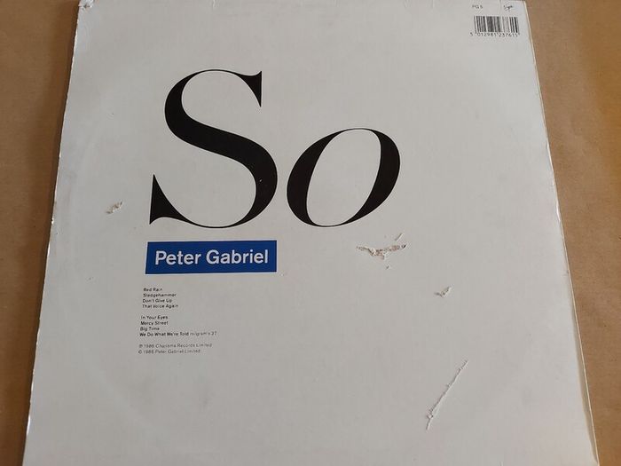 Peter Gabriel - So - Vinyl Record + Hundreds More