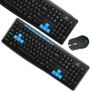 New Wireless Gaming keyboard and Mouse Combo Black Image 3