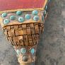 C1910 Antique Red-painted And Oil-gilt-decorated Decorative Only Image 2