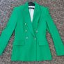 zara green blazer Image 2