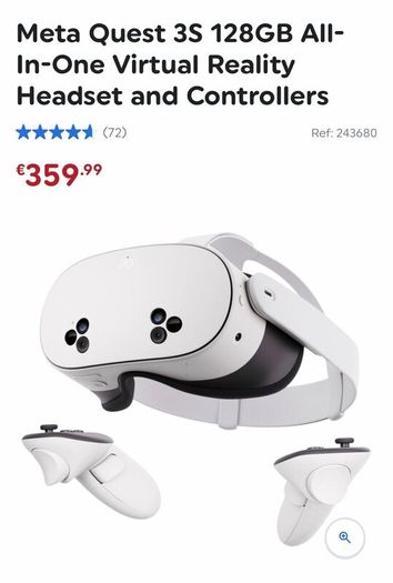 Meta Quest 3S VR headset