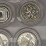 Great Britain Silver Proof 1984 1999 2007 2005 2004 2006 2003 1999 2002 1 Pound Silver Coins in Original Capsules Image 4